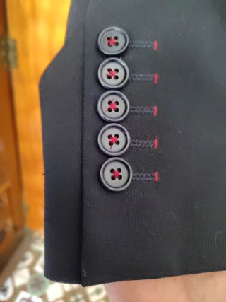 Americana Cortefiel Talla 56 Elegante Negra
