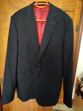 Americana Cortefiel Talla 56 Elegante Negra