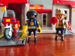 Maletín Estación Bomberos Playmobil