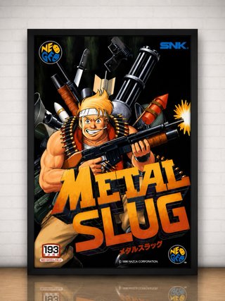 Póster Metal Slug Neo Geo AES