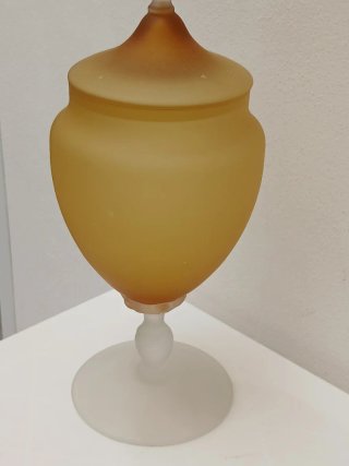 Vaso Murano Vintage con Coperchio