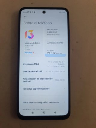 Xiaomi Redmi Note 10 5G Nero/Blu