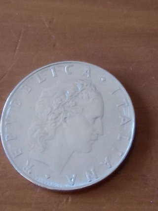 50 Lire 1970 - Dritto Fregio Repubblica Italiana