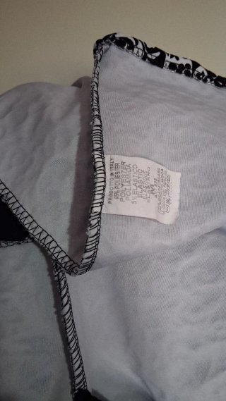 Vestito donna fantasia bicolore