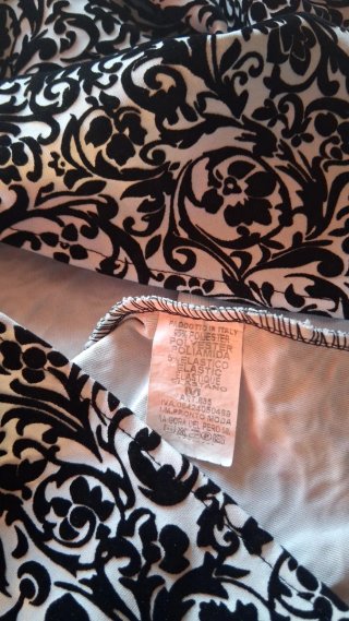 Vestito donna fantasia bicolore