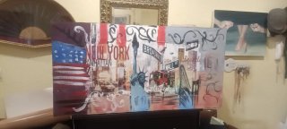 Cuadro Nueva York 140x70cm