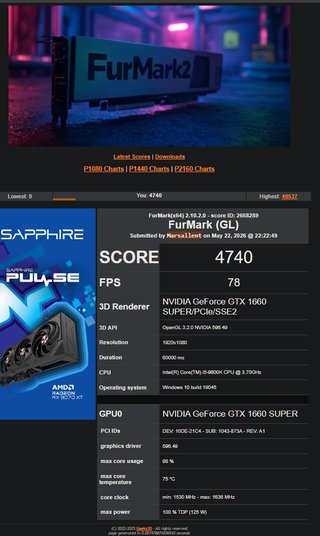 ASUS DUAL GTX 1660 SUPER EVO OC 6GB