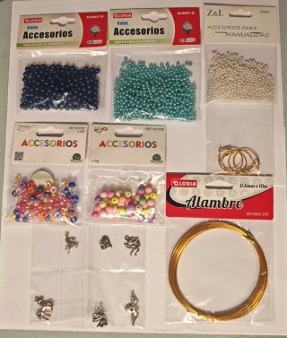 Lote de abalorios para manualidades