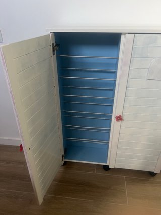 Mobile porta scarpe bianco con cuori esclusivo