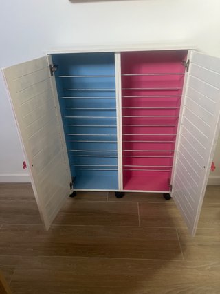 Mobile porta scarpe bianco con cuori esclusivo