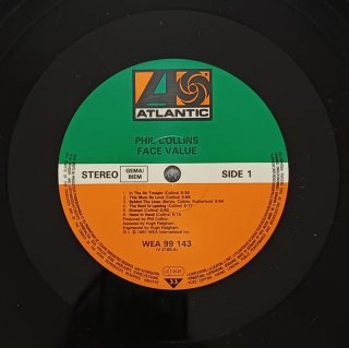 Vinilo Phil Collins álbum "Face Value"