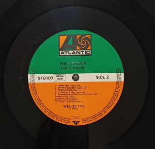 Vinilo Phil Collins álbum "Face Value"