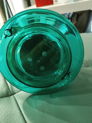 Formaggiera plastica anni 80/90 verde