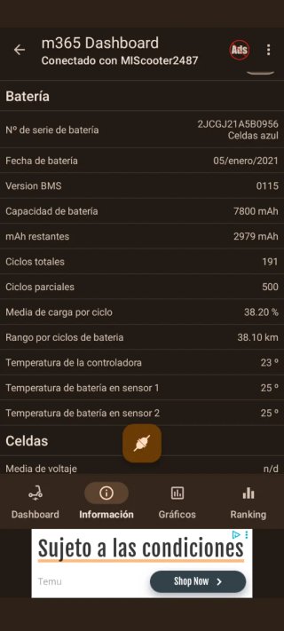Patinete Eléctrico Xiaomi Mi 365 2019
