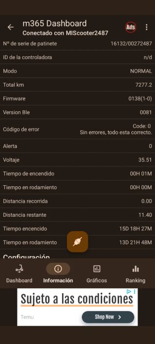 Patinete Eléctrico Xiaomi Mi 365 2019