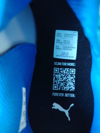 Zapatillas Fútbol Puma Azul