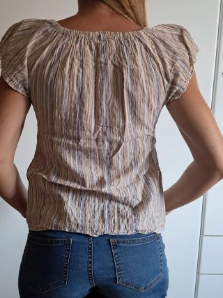 Casacca t-shirt a righe vintage