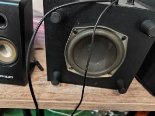 Altavoces Philips Negros