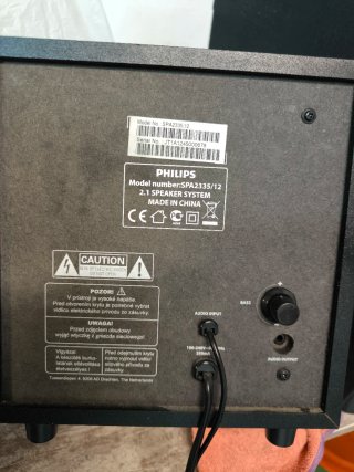 Altavoces Philips Negros