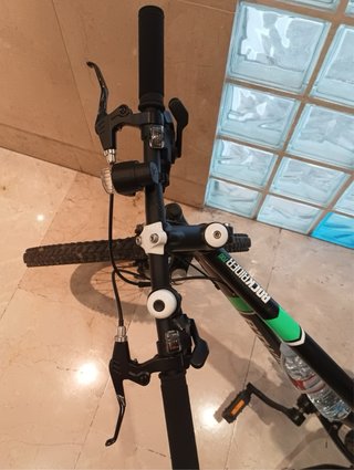 Bicicleta B'TWIN 24 Negra y Verde