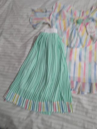 Vestido y falda niña multicolor | Sin Uso ✅