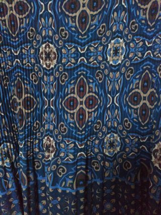 Camicetta vintage fantasia blu