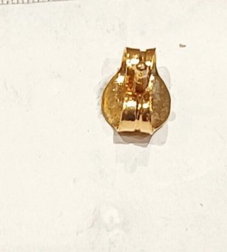 Pendientes vintage chapado