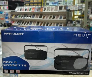 Radio Cassette Nevir Negra