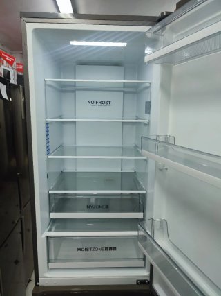 Nevera Haier plateada 200/60cm clase E con garantí