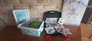 Juego Puzzles Inglés y Material Escolar