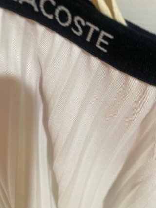 Falda Lacoste Blanca