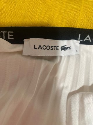 Falda Lacoste Blanca