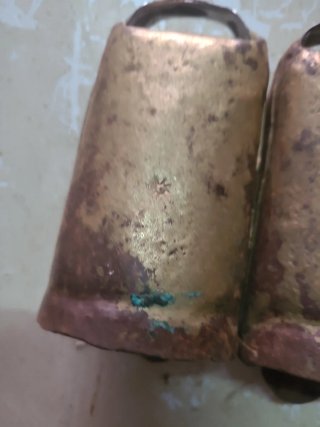 Lote de 7 Cencerros Antiguos Estrella y de la V