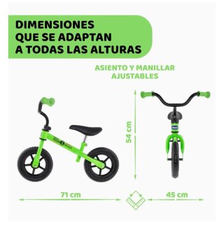 Bici sin pedales