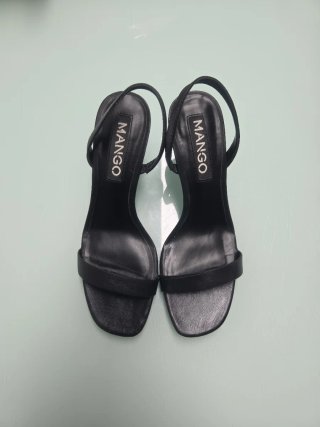 Sandalias Mango Negras Talla 36 un solo uso