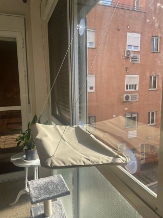Cama para ventana de gato