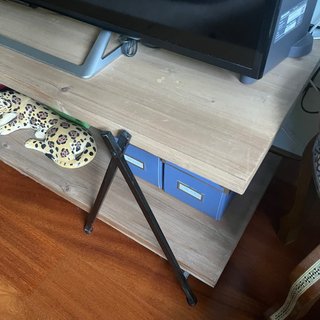 Mueble TV madera y metal
