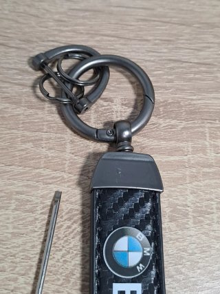 Llavero BMW Negro Carbono
