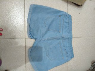 Pantalón corto Tally Weijl azul Talla M