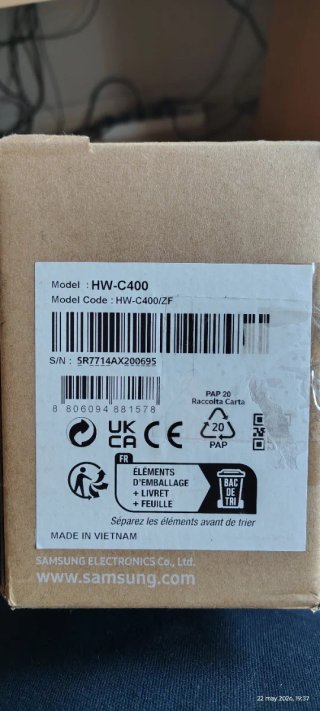 Barra de Sonido Samsung HW-C400/ZF Negra