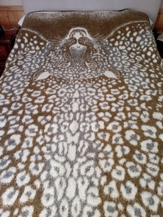 Manta de cama con estampado de leopardo (2)