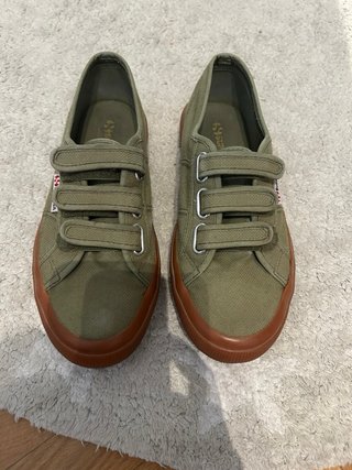 Zapatillas Superga Velcro Verde T.39