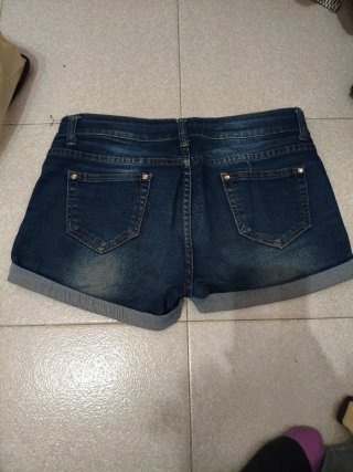 Pantalón corto vaquero azul
