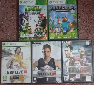 PACCO DI VIDEOGIOCHI XBOX 360 E PC