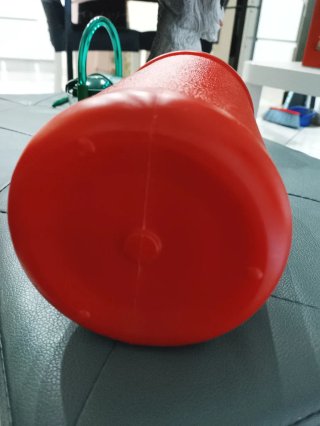 Portabottiglie rosso anni '70