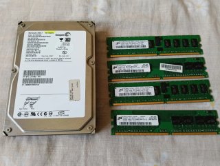Disco Duro Seagate 160GB + 2GB RAM