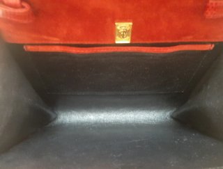 GUCCI bolso cruzado vintage rojo cereza