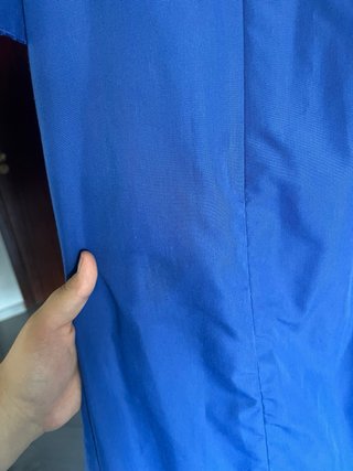 Traje Flamenca Azul Eléctrico Volantes