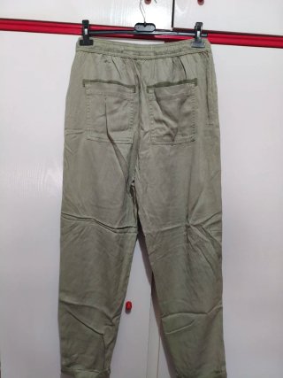 Pantalón cargo verde oliva, talla M