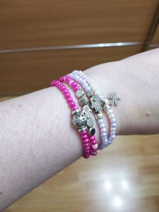 Lote 4 Pulseras Elásticas 19,5 cm